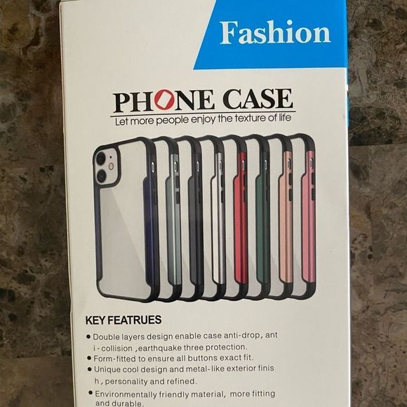 🆕 Aedilys Space IPhone 12 Pro Max 6.7, Color Black and dark Green trim, clear. - Picture 3 of 5